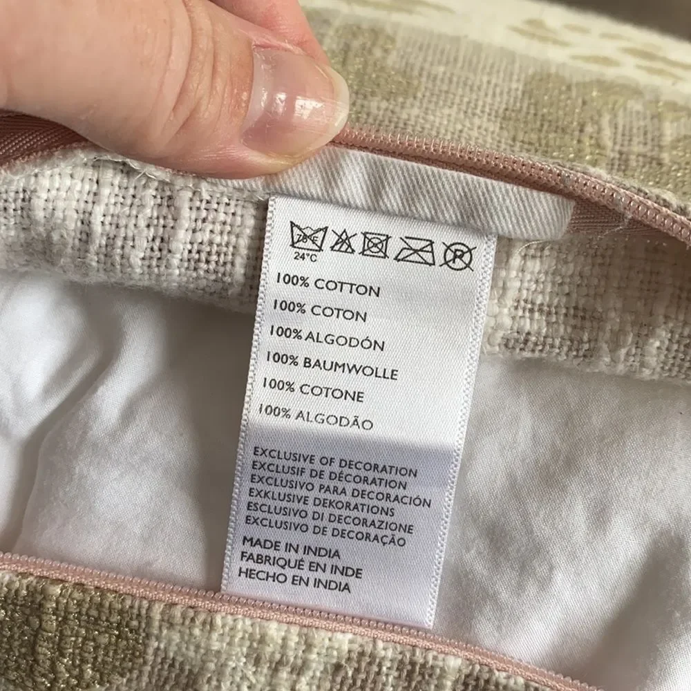 Anthropologie Tasseled Constance Pillow Case - Picture 10 of 12